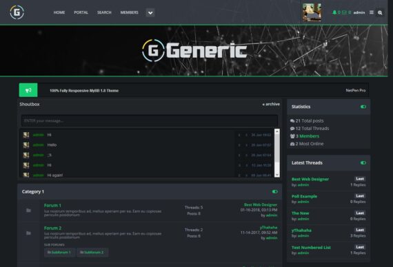 Generic - Premium MyBB Theme - Image 2