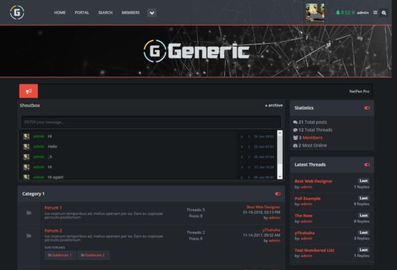 Generic - Premium MyBB Theme - Image 3