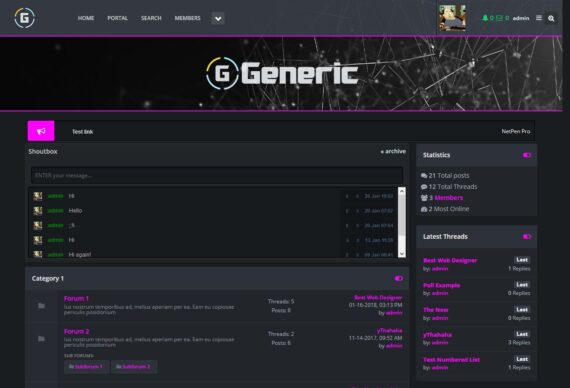 Generic - Premium MyBB Theme - Image 4